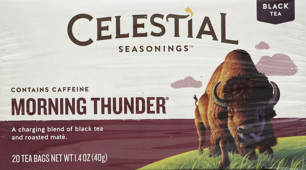 Celestial Seasonings Black Tea, Morning Thunder