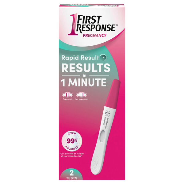 First Response Pregnancy Tests, Rapid Result