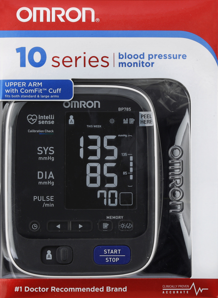 Omron Blood Pressure Monitor, Automatic, Upper Arm, 10 Series « Discount  Drug Mart