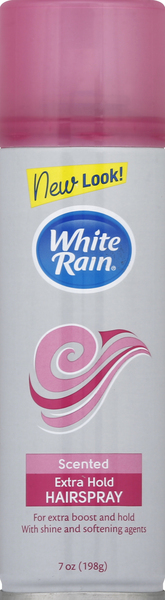 White Rain Hairspray, Extra Hold, Scented, Styling Products