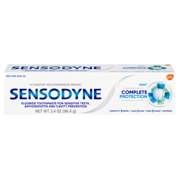 Sensodyne Toothpaste, Complete Protection, Mint