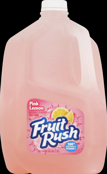 Fruit Rush Fruit Drink, Pink Lemon