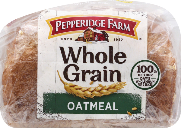 PEPPERIDGE FARM Bread, Whole Grain, Oatmeal