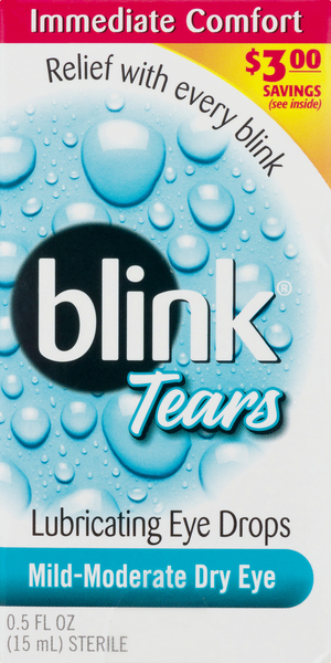 Blink Eye Drops, Lubricating, Mild-Moderate Dry Eye