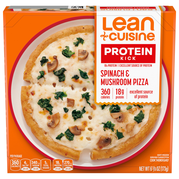 Lean Cuisine Pizza, Deep Dish Spinach & Mushroom