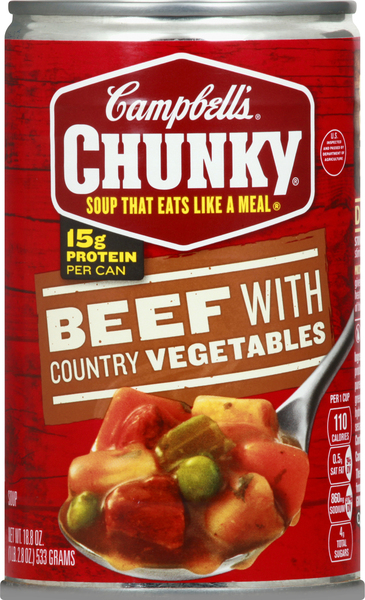 CAMPBELLS Soup, Beef with Country Vegetables