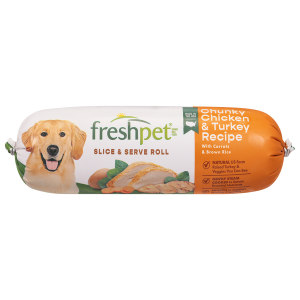 Freshpet Select Dog Food Chunky Chicken & Turkey Recipe
