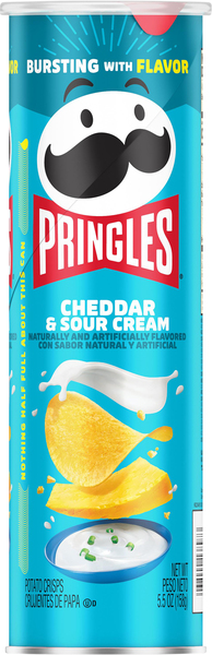Pringles Potato Crisps, Cheddar & Sour Cream