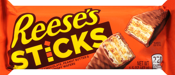 Reese's Sticks Crispy Wafers, Milk Chocolate, Peanut Butter