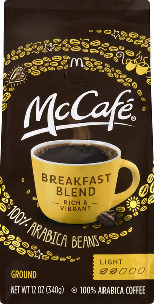 McCafe Coffee, Ground, Light, Breakfast Blend