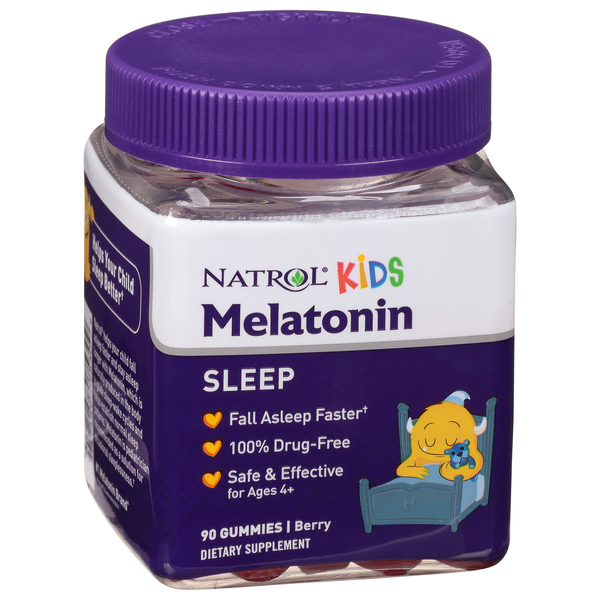 Natrol Kids Melatonin, Sleep, Gummies, Berry