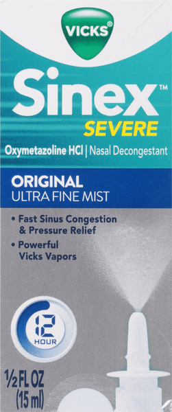 Sinex Nasal Decongestant, Ultra Fine Mist, Original