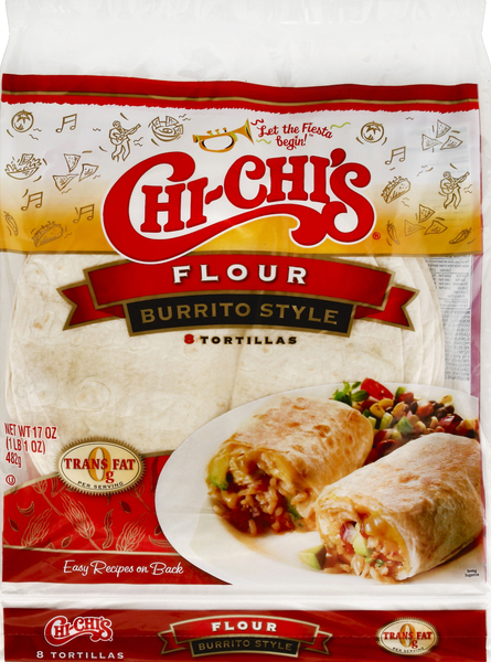 CHI CHIS Tortillas, Flour, Burrito Style
