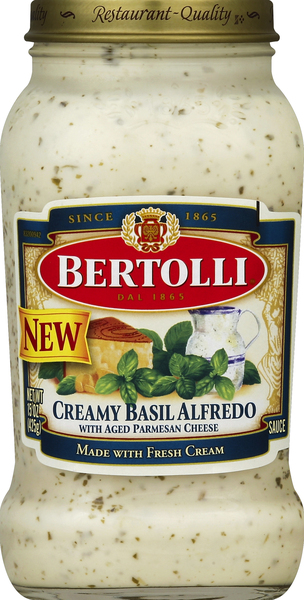 Bertolli Sauce, Creamy Basil Alfredo
