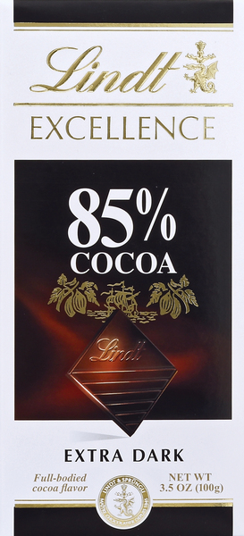 Lindt Dark Chocolate, Extra Dark, 85% Cocoa