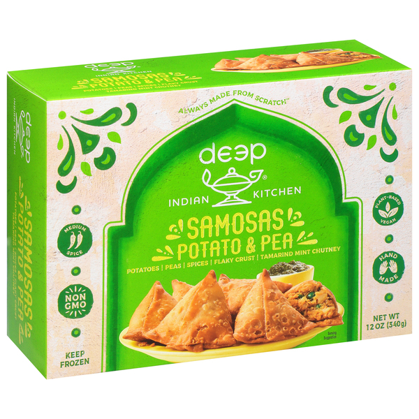 Deep Samosas, Potato & Pea