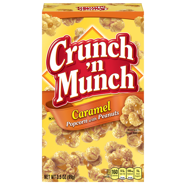 Crunch 'n Munch Popcorn with Peanuts, Caramel