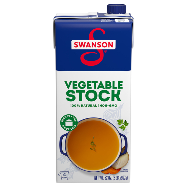 Swanson Cooking Stock, 100% Natural, Vegetable