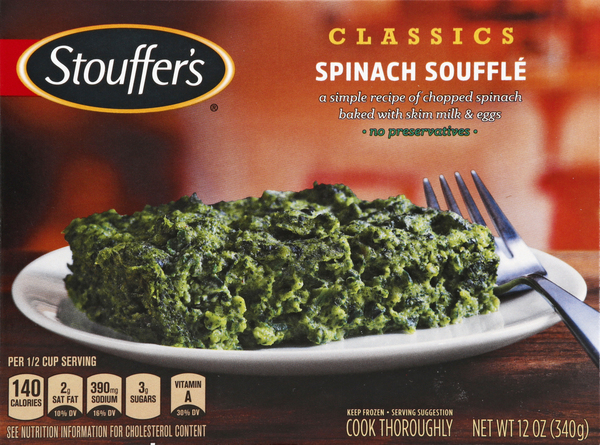 STOUFFERS Spinach Souffle