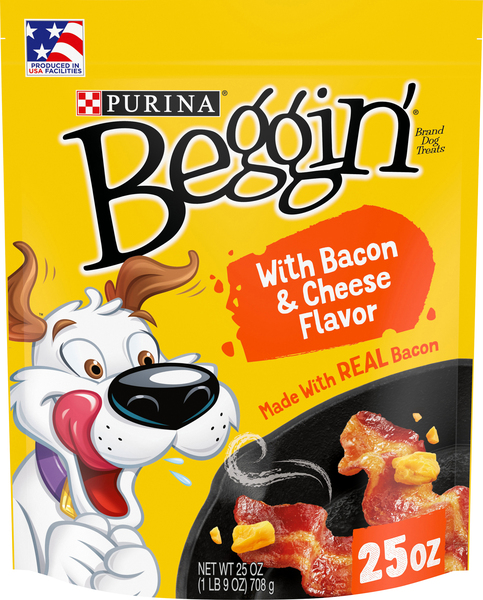 Purina Dog Treats, with Bacon & Cheese Flavor, 25 Ounce!