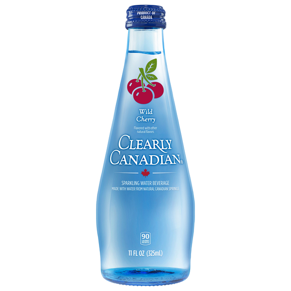 Clearly Canadian Sparkling Water Beverage, Wild Cherry