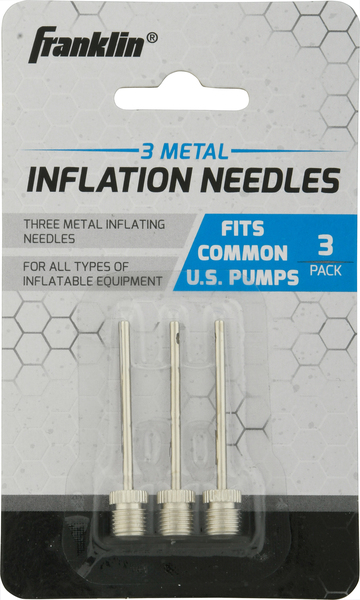 Franklin Inflation Needles, Metal, 3 Pack