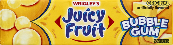 Juicy Fruit Bubble Gum, Original