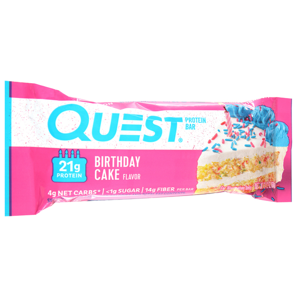 Quest Protein Bar, Birthday Cake Flavor