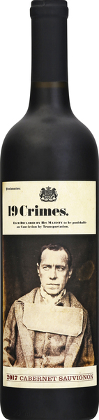 19 Crimes Cabernet Sauvignon, 2016