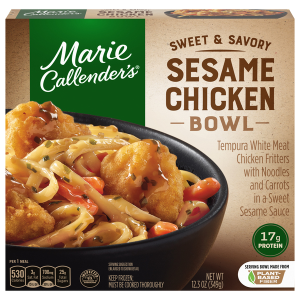 Marie Callender's Sesame Chicken Bowl, Sweet and Savory