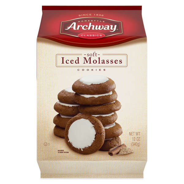 Archway Cookies, Iced Molasses, Soft