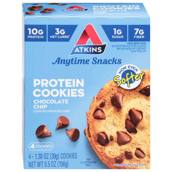 Atkins Protein Cookies, Chocolate Chip