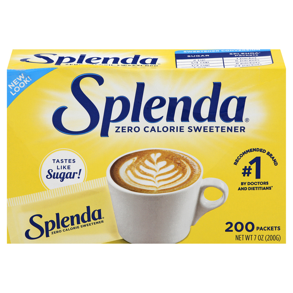 Splenda Sweetener, Zero Calorie, Packets