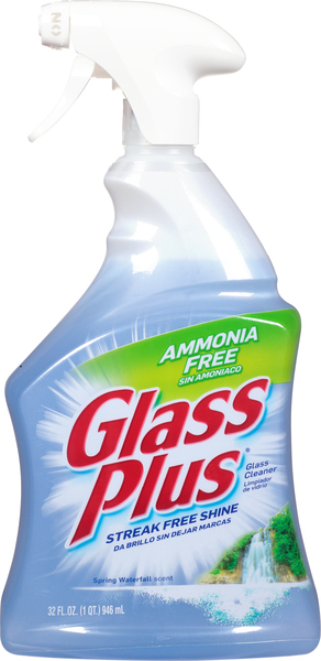 Glass Plus Glass Cleaner, Streak Free Shine, Spring Waterfall Scent