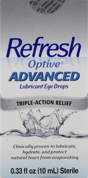 Refresh Lubricant Eye Drops, Advanced