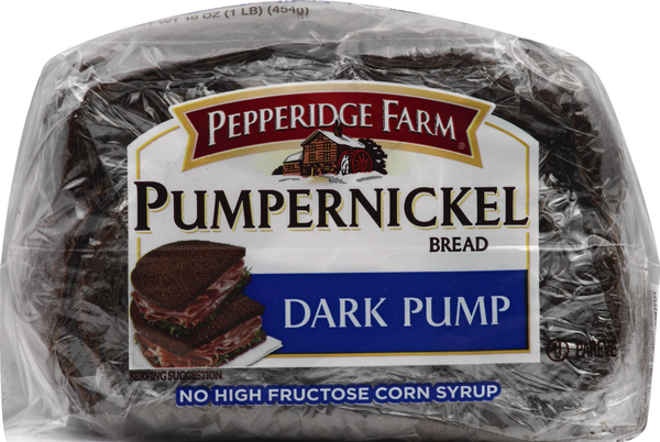 PEPPERIDGE FARM Bread, Pumpernickel, Dark Pump