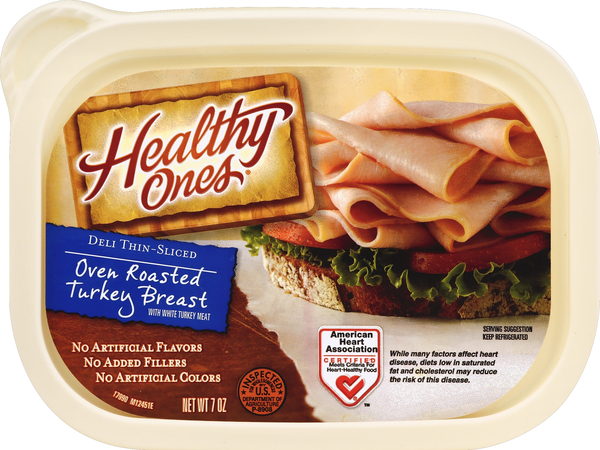 Healthy Ones Turkey Breast, Oven Roasted, Deli Thin-Sliced