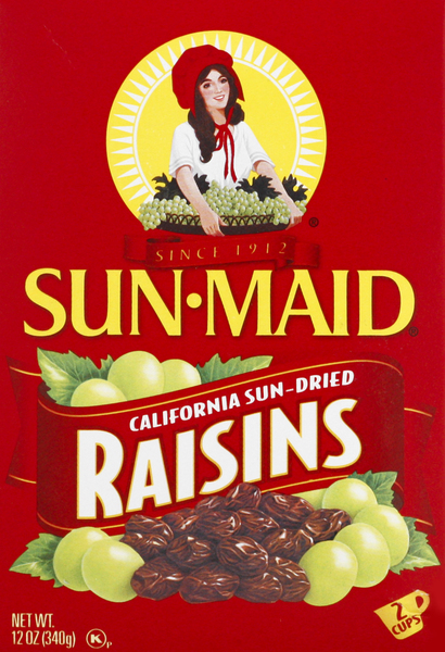 Sun-Maid California Sun-Dried Raisins 12 oz Bag in a Box