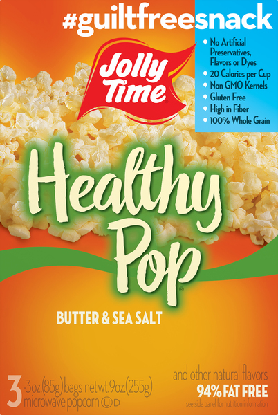 Jolly Time Popcorn, Microwave, Butter