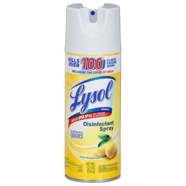Lysol Disinfectant Spray, Lemon Breeze Scent