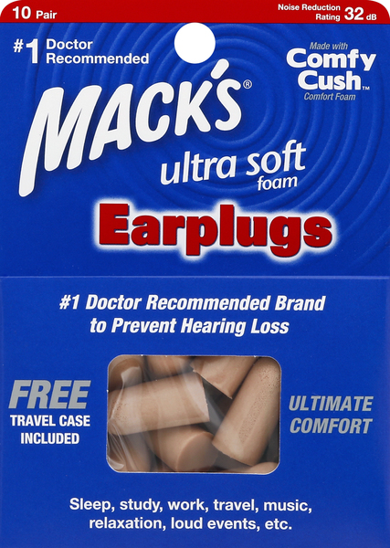 Mack's Earplugs, Ultra Soft Foam