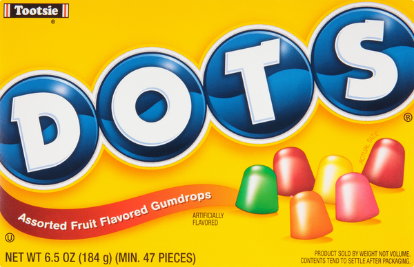 DOTS Gumdrops, Assorted Fruit Flavored