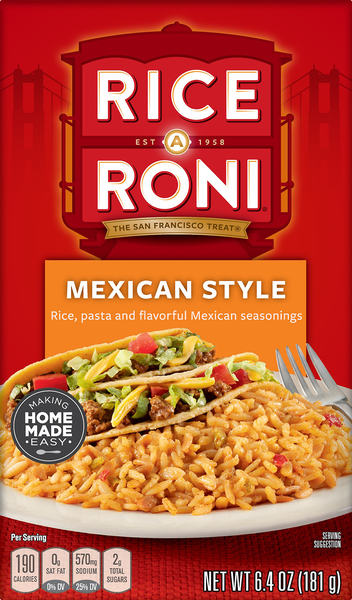 Rice A Roni Food Mix, Mexican Style