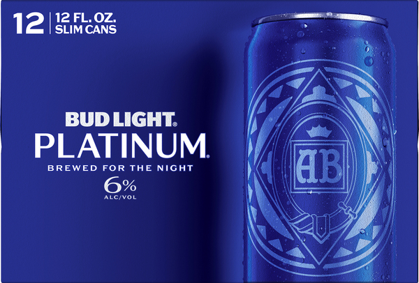 Bud Light Beer, Platinum