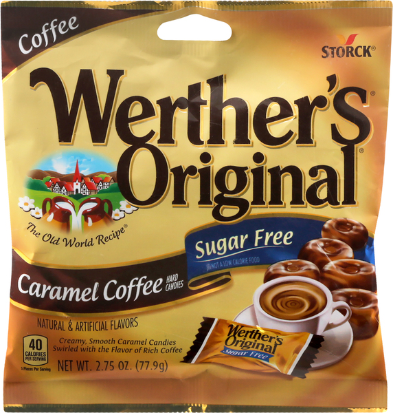 Werther's Hard Candies, Sugar Free, Caramel Coffee