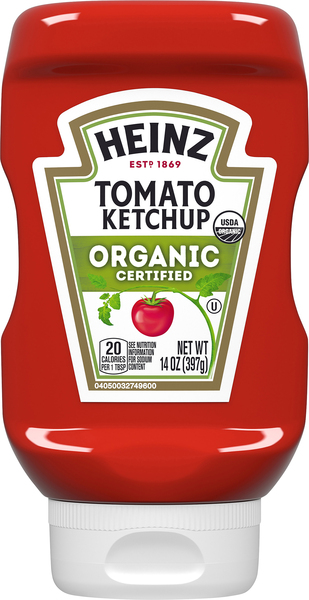 Heinz Tomato Ketchup, Organic Certified