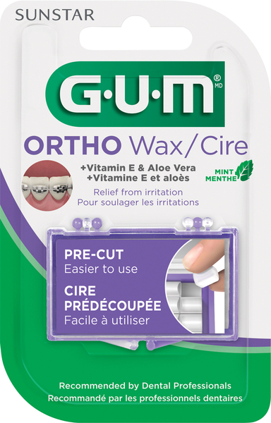 GUM Ortho Wax, Mint