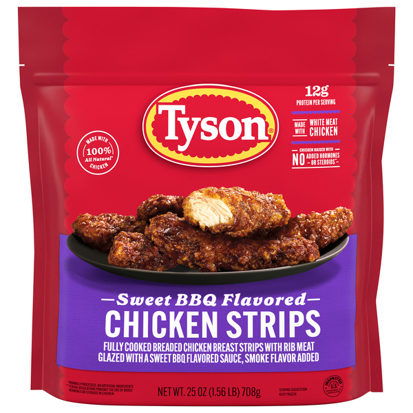 Tyson Chicken Strips, Sweet BBQ Flavored