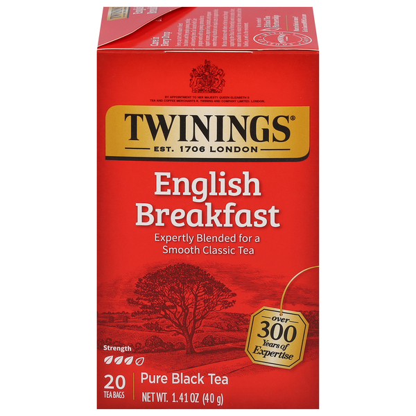 Twinings Black Tea, Pure, English Breakfast