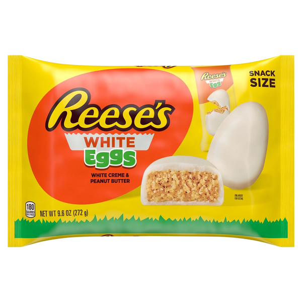 Reese's Candy, Eggs, White, Snack Size